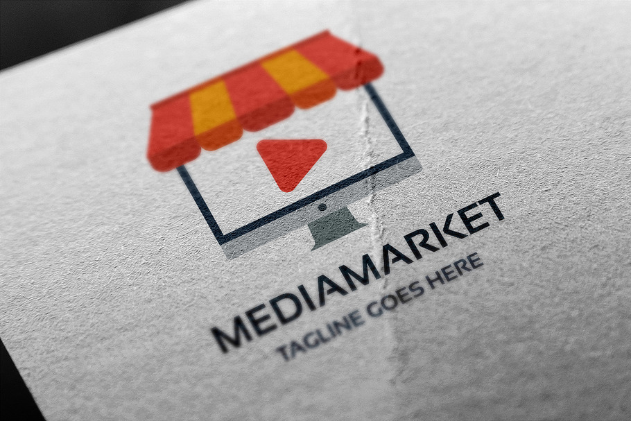 Media Market Logo in Logo Templates - product preview 8
