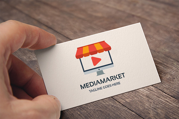 Media Market Logo in Logo Templates - product preview 2