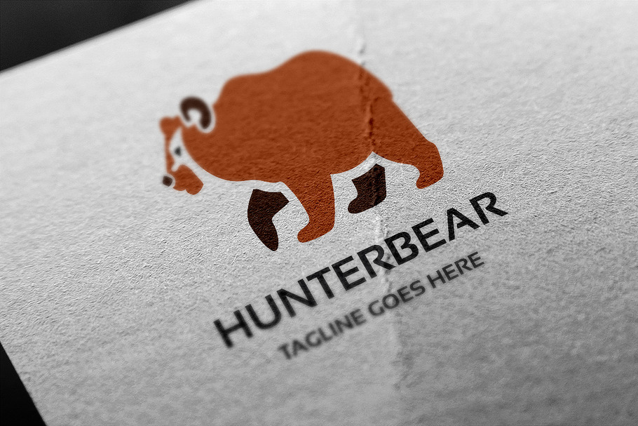Hunter Bear Logo in Logo Templates - product preview 8
