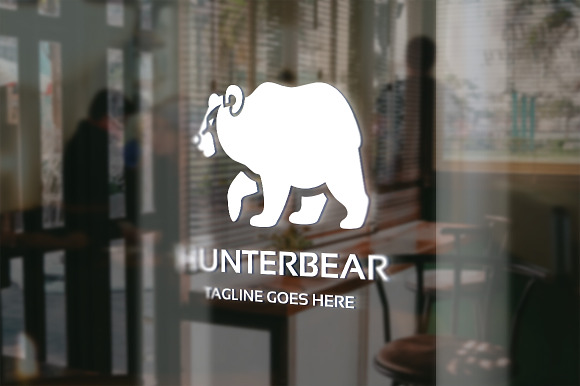 Hunter Bear Logo in Logo Templates - product preview 2