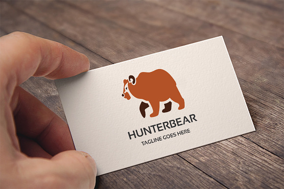 Hunter Bear Logo in Logo Templates - product preview 4