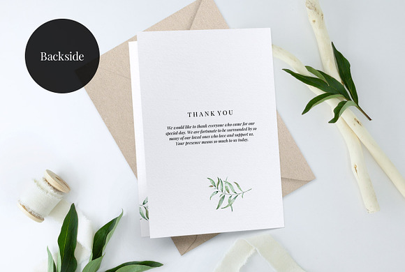 Folded Wedding Program Template in Wedding Templates - product preview 2