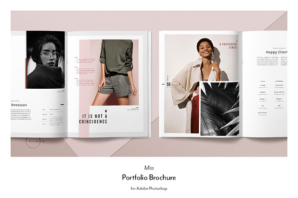 Portfolio PSD • Mïa Mini in Brochure Templates - product preview 4