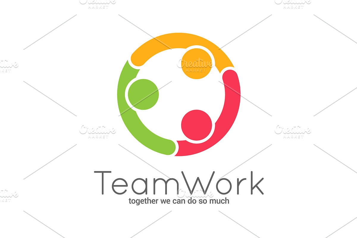 Teamwork logo.  in Illustrations - product preview 8