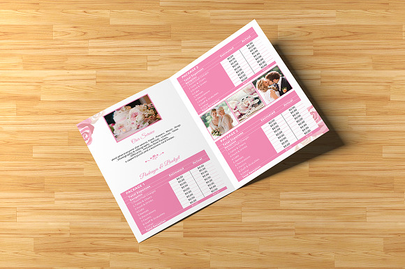 Wedding Planner Bi-Fold Brochure in Brochure Templates - product preview 3