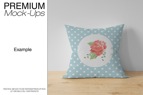 Throw Pillow Set in Product Mockups - product preview 4