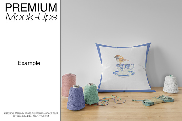 Throw Pillow Set in Product Mockups - product preview 5
