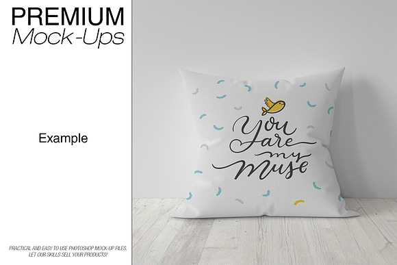 Throw Pillow Set in Product Mockups - product preview 6