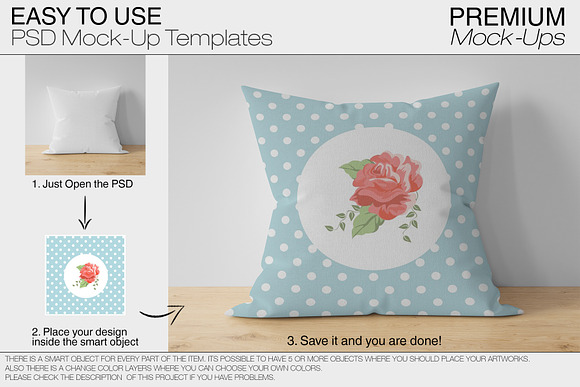 Throw Pillow Set in Product Mockups - product preview 9