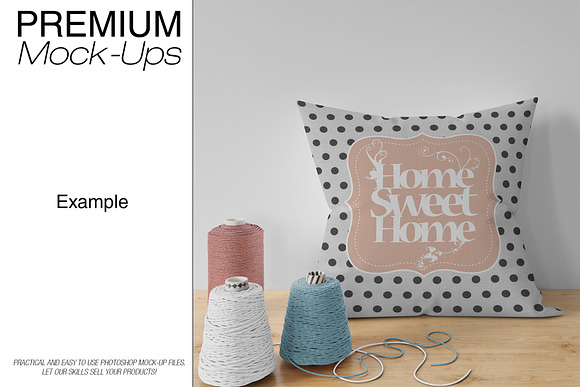 Throw Pillow Set in Product Mockups - product preview 10