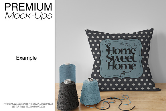 Throw Pillow Set in Product Mockups - product preview 12