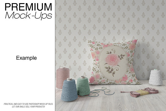 Throw Pillow Set in Product Mockups - product preview 14