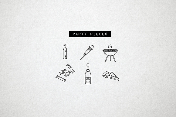 42 Party Icons - Birthday Icons Set in Birthday Icons - product preview 6