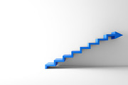Rising arrow graph on staircase isol