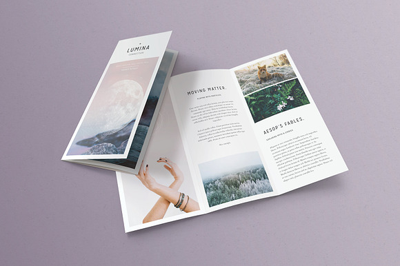 LUMINA Trifold Brochure in Brochure Templates - product preview 1