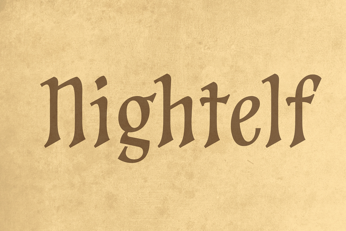 Nightelf in Fonts - product preview 8