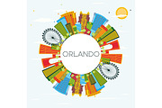 Orlando Florida City Skyline