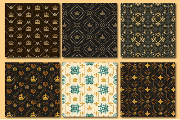 interior design, royal wallpaper in Patterns - product preview 1