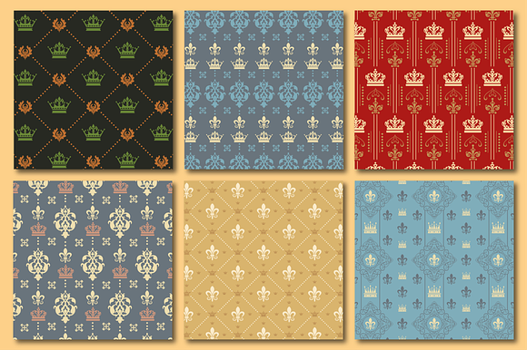 interior design, royal wallpaper in Patterns - product preview 2