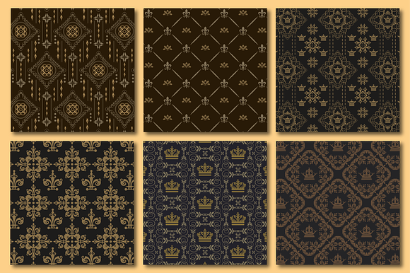 interior design, royal wallpaper in Patterns - product preview 4