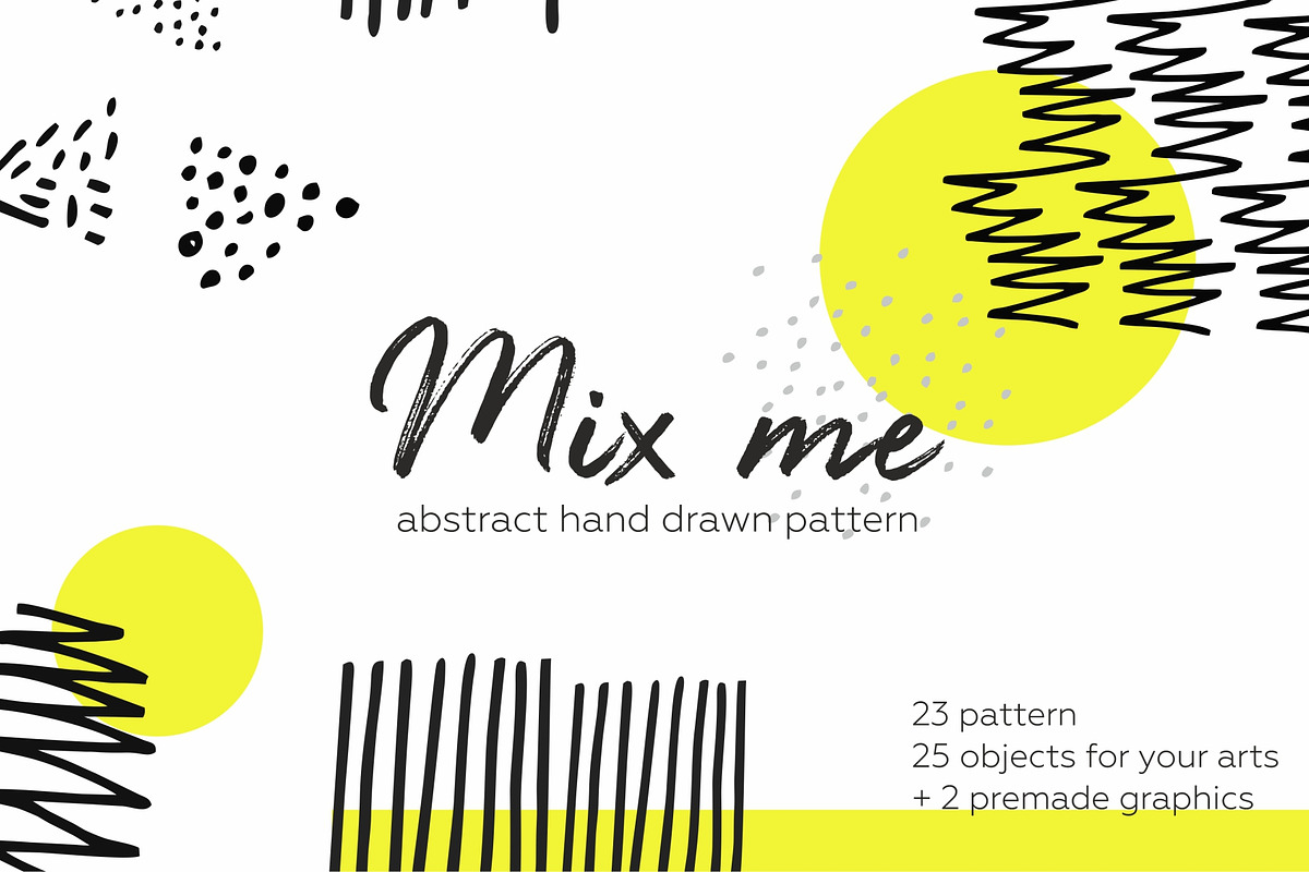 Hand drawn patterns bundle. in Patterns - product preview 8
