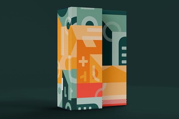 Fun Geometry pattern bundle. in Patterns - product preview 11