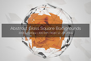 Abstract Glass Square Backgrounds