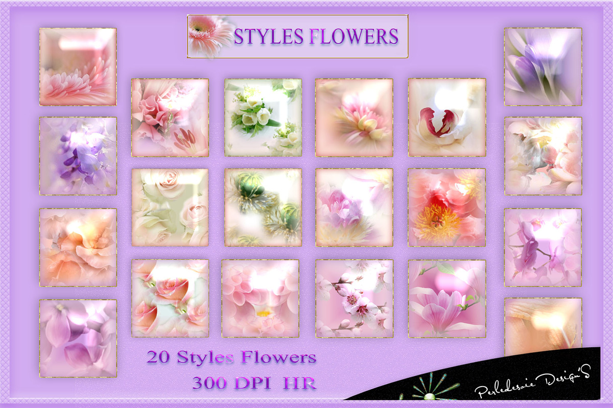Styles Flowers in Photoshop Layer Styles - product preview 8