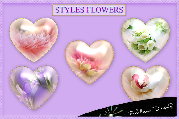 Styles Flowers in Photoshop Layer Styles - product preview 1