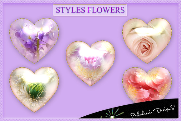 Styles Flowers in Photoshop Layer Styles - product preview 2
