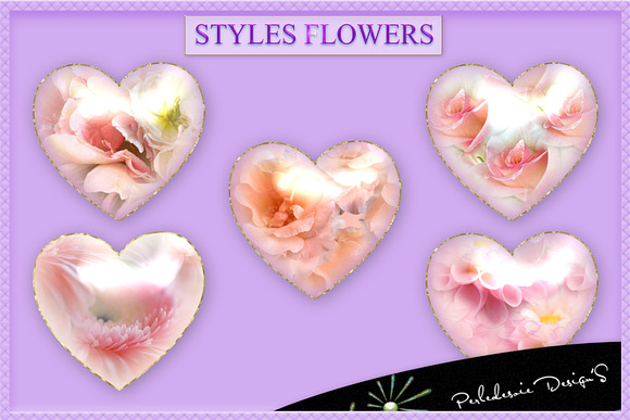 Styles Flowers in Photoshop Layer Styles - product preview 3