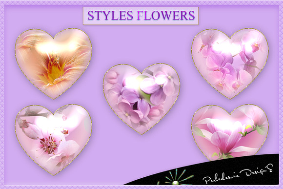 Styles Flowers in Photoshop Layer Styles - product preview 4