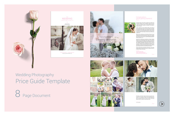 Wedding Photography Price Guide in Brochure Templates - product preview 1