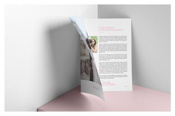 Wedding Photography Price Guide in Brochure Templates - product preview 4