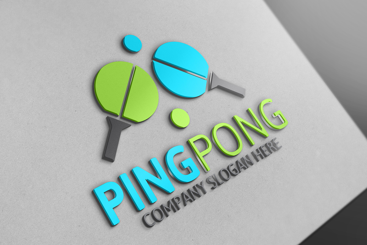Ping Pong Logo in Logo Templates - product preview 8