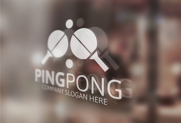 Ping Pong Logo in Logo Templates - product preview 1