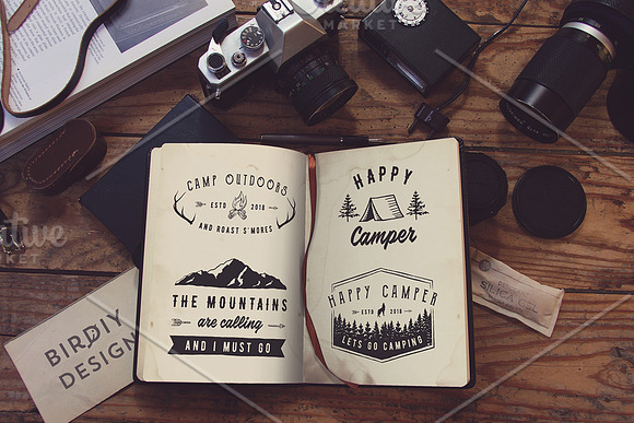 Rustic Logos Volume 3 AI EPS PNG PSD in Illustrations - product preview 9