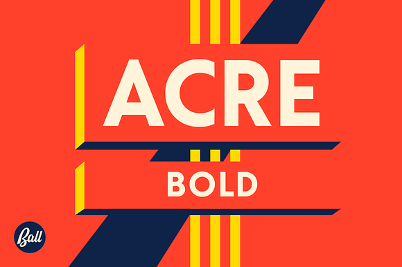Acre Bold in Bold Fonts - product preview 4
