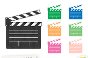 Clapperboard Cliparts