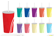 Straw Cup Clipart