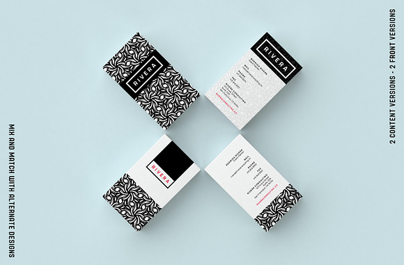 Rivera Business Card Design + Bonus in Business Card Templates - product preview 1