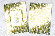 Template with Miscanthus