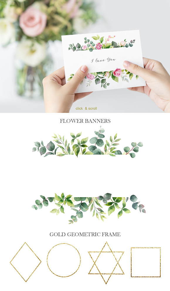 Wedding Watercolor Collection in Illustrations - product preview 6