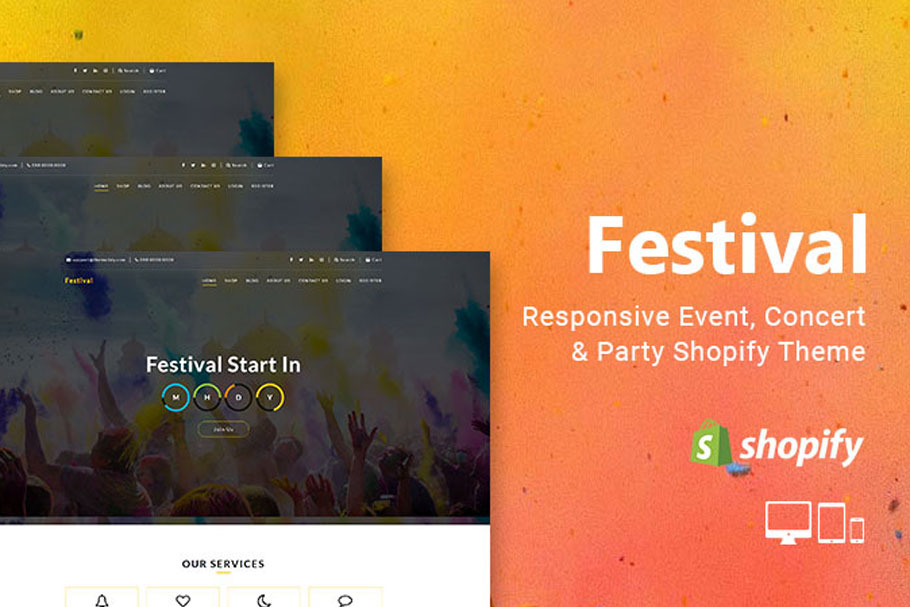 Festival - Section Shopify Theme