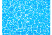 Swimming pool bottom vector
