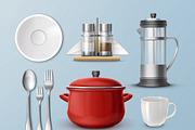Set of kitchenware