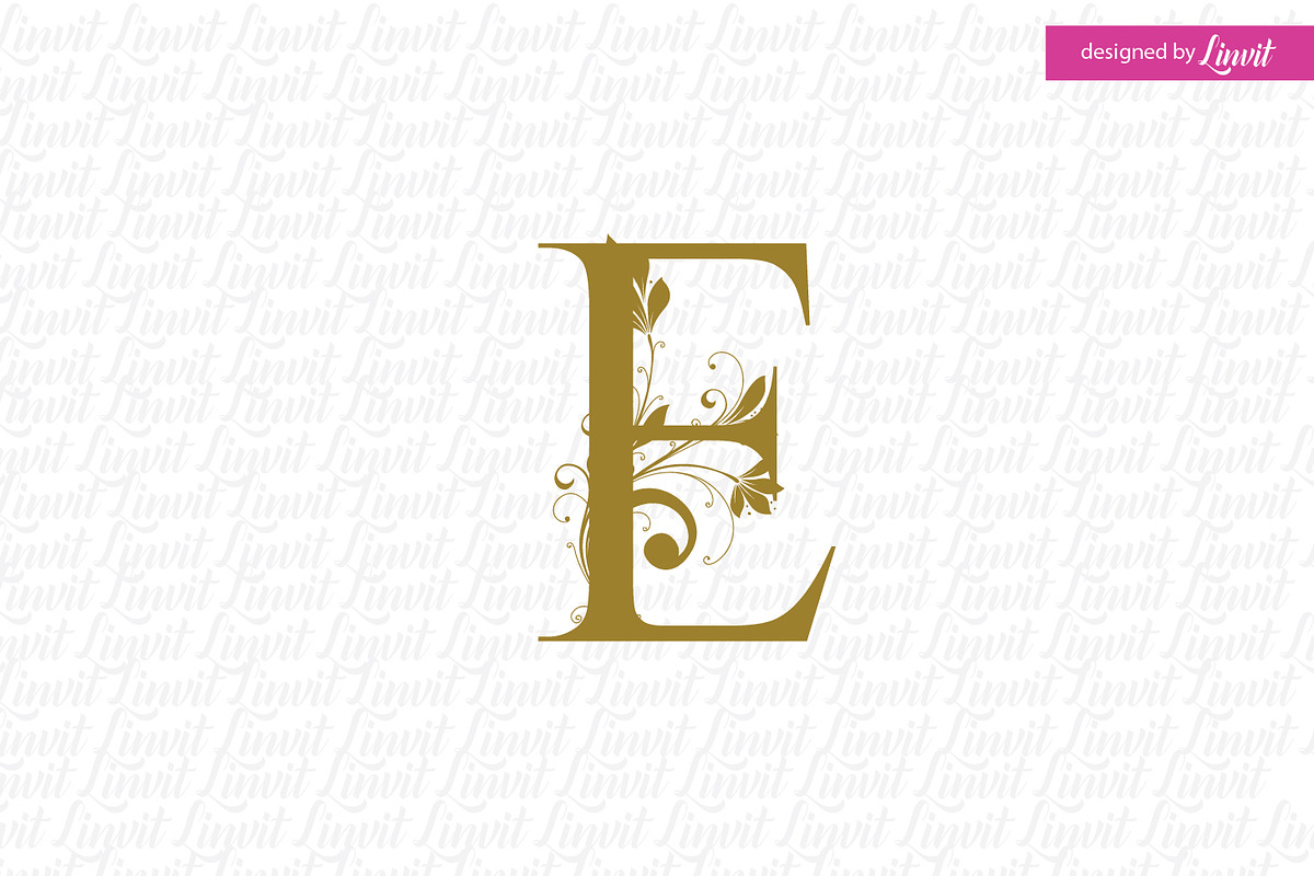  E monogram, E Letter, Monogram E in Logo Templates - product preview 8