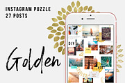 Golden Instagram Puzzle