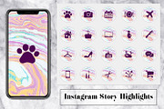 Suminagashi Instagram Story Icons