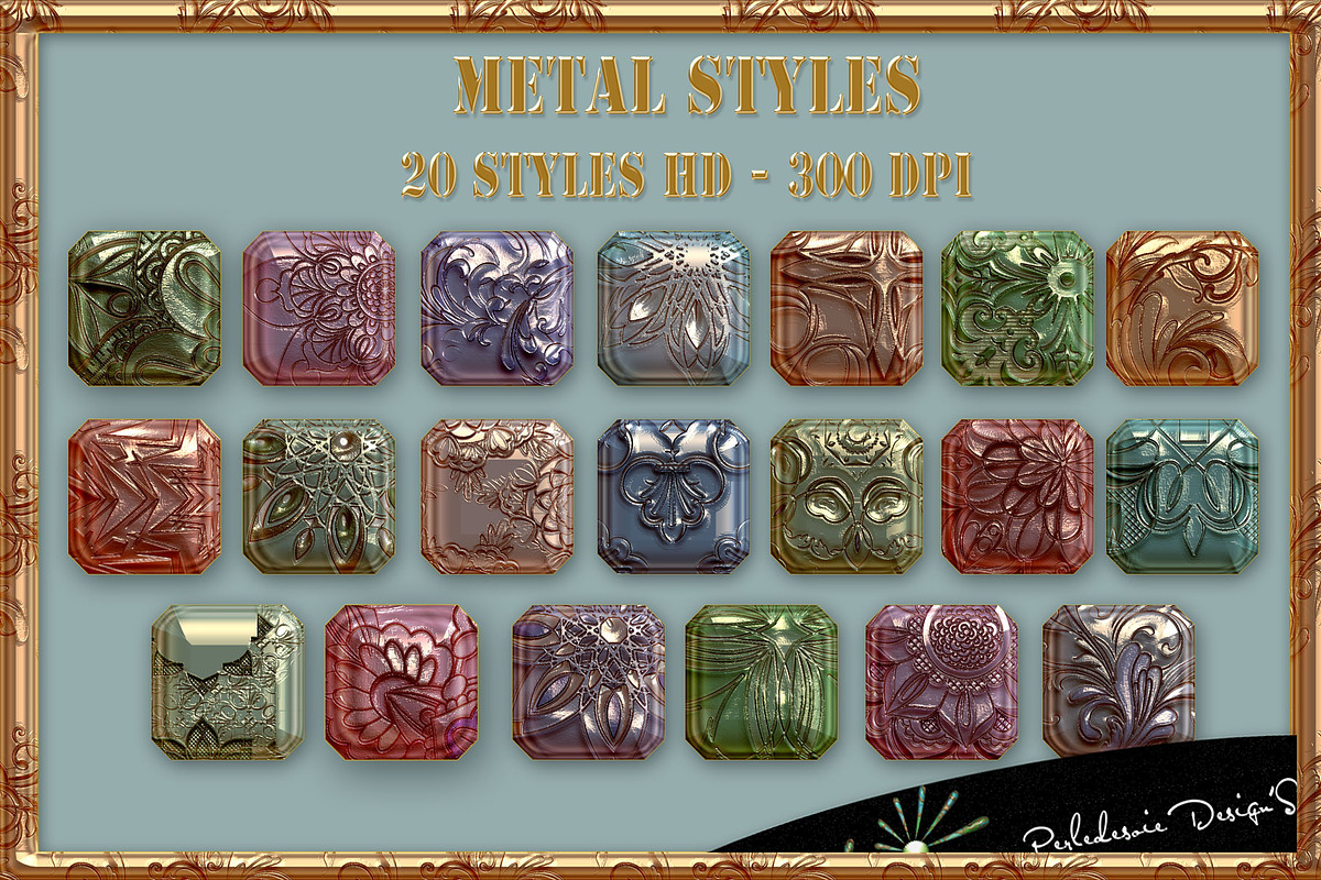 Metal Styles in Photoshop Layer Styles - product preview 8